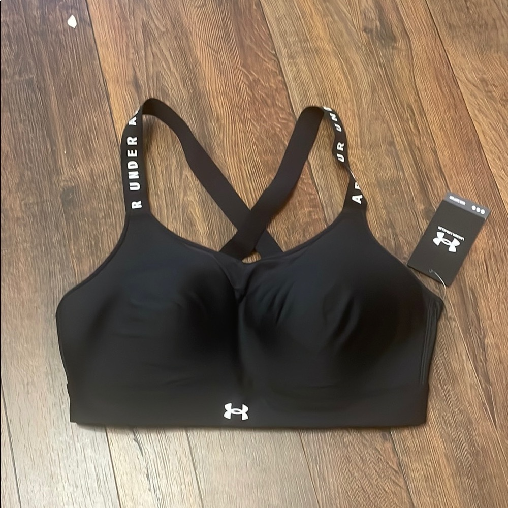 Under Armour Black Sports Bra Compression Style